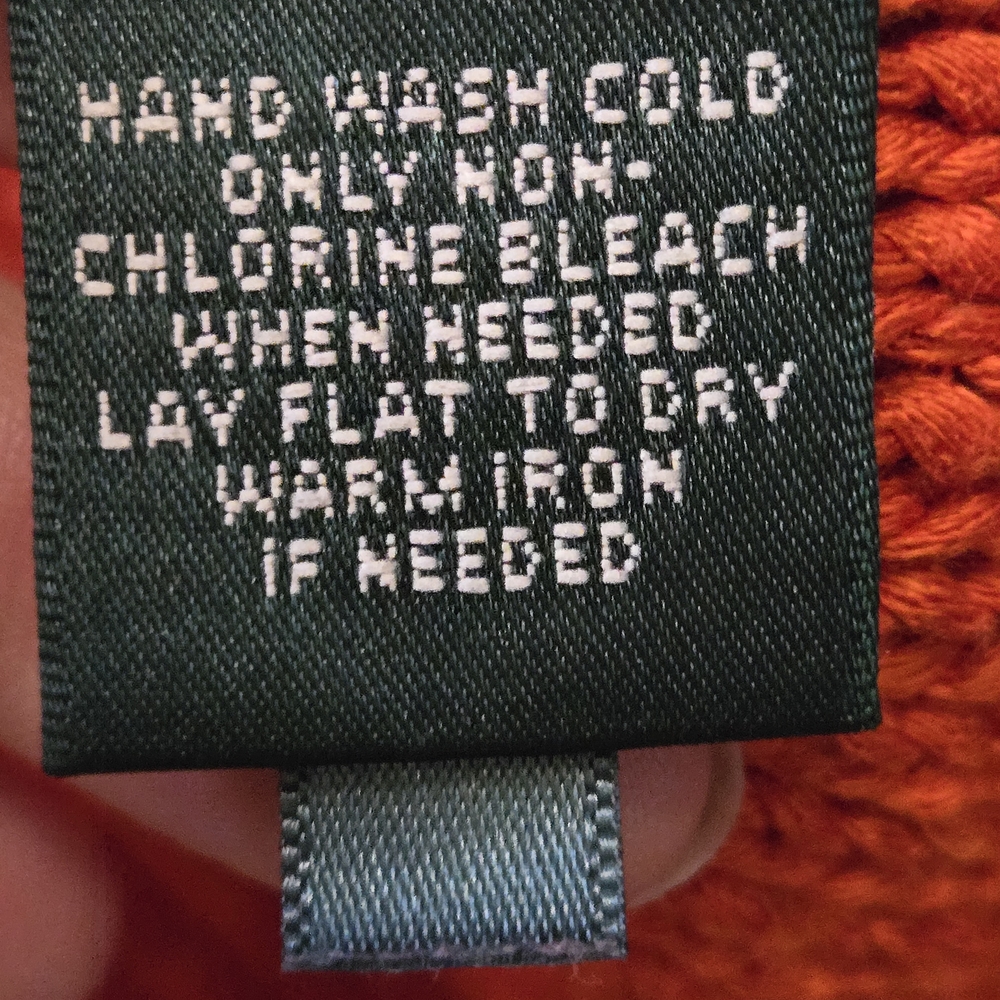 Lauren Ralph Lauren Women's Orange Crewneck Sweater - Picture 4 of 5